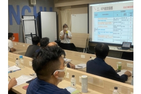 農資學院陳珮臻老師說明推動EMI、ESAP課程之規劃