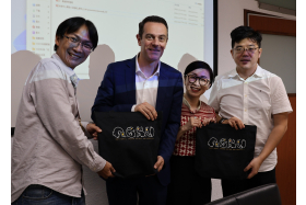 澳洲辦事處商務處及阿得雷德大學代表連袂蒞校交流