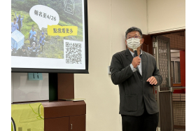 文學院院長兼通識教育中心主任吳政憲教授分享觀後感