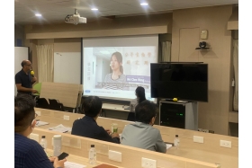 生科院黃副院長進行成果簡報