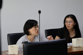 國際處學術交流組鄭渝靜行政組員補充說明國農企學程外籍生概況